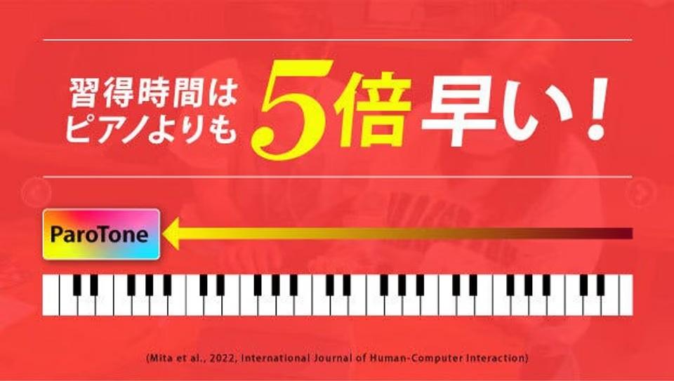 挫折しない鍵盤楽器!?誰でもサクサク習得できる｢Paro Tone