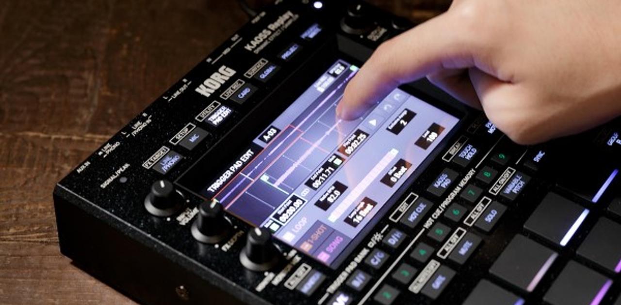 KORG サンプラー 揺れれ KAOSS REPLAY カオスエフェクト搭載