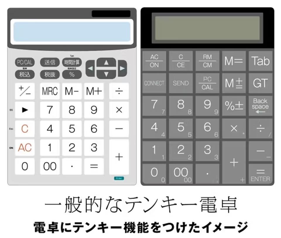 無駄を省いたテンキー電卓！ 自分好みにカスタマイズできる｢DENTEN