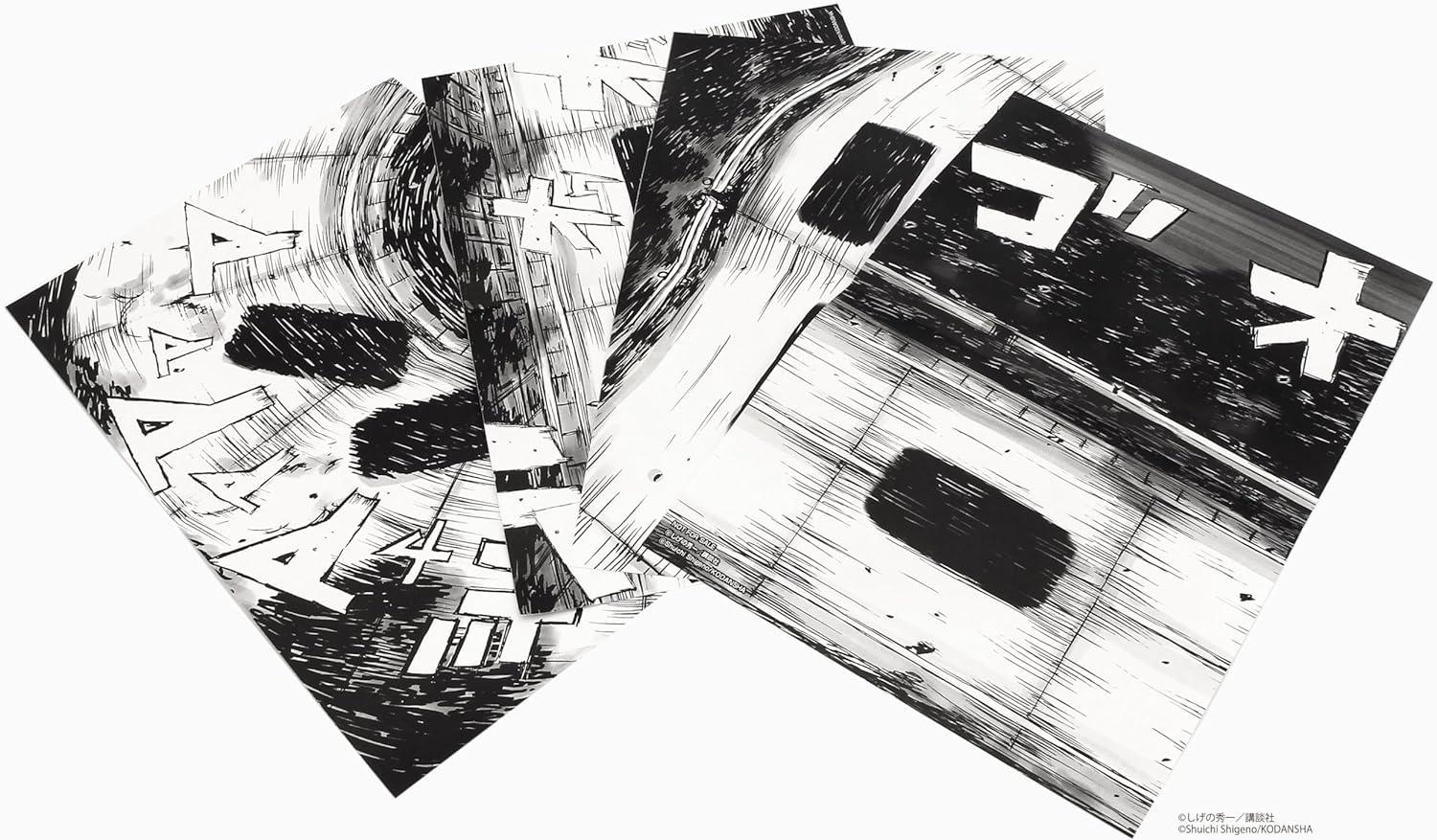 漫画風に塗装された『頭文字D』のミニカー。アドレナリンどっぱどぱだ