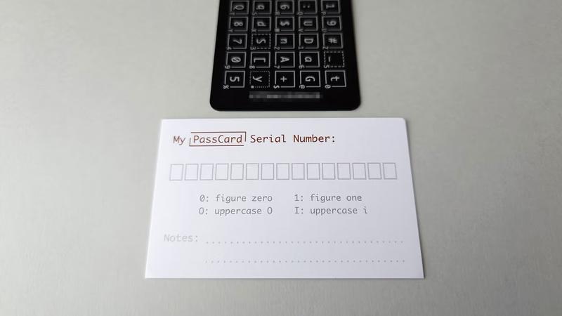 アナログならハッキング不可能！金融サービスなどのクリティカルなパスワードを「PassCard」で管理しよう | ギズモード・ジャパン