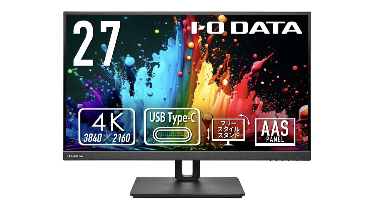 ほぼ未使用】4K 27型 憎い + USB-C-HDMIケーブル JAPANNEXT