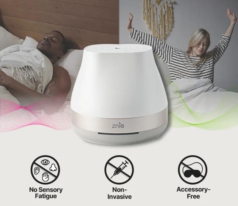 Znie Lite ホワイト 睡眠グッズ 睡眠対策 脳波同調 睡眠不足 【公式通販】