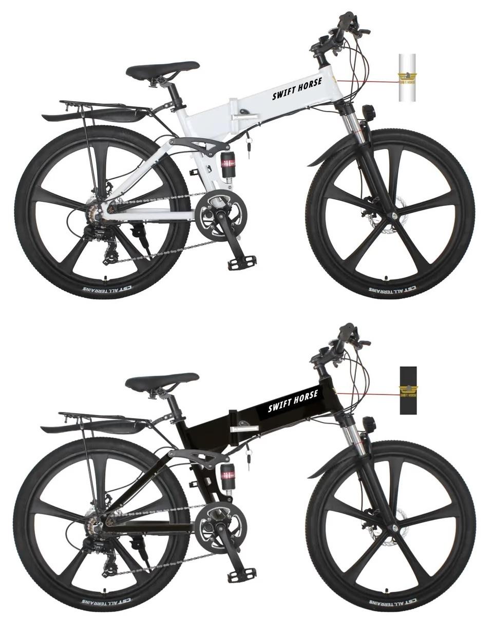 折り畳み可能で車載OK。“電動アシスト×7段変速”な｢ SWIFT HORSE2｣なら