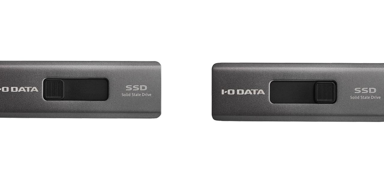 右からUSB-C、左からUSB-A。スティックSSD界の二刀流現る