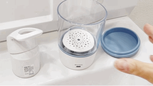 水だけで簡単除菌 マウスウォッシュカップ 水を使って簡単に歯ブラシを除菌！入れ歯の洗浄にも使えるマウス