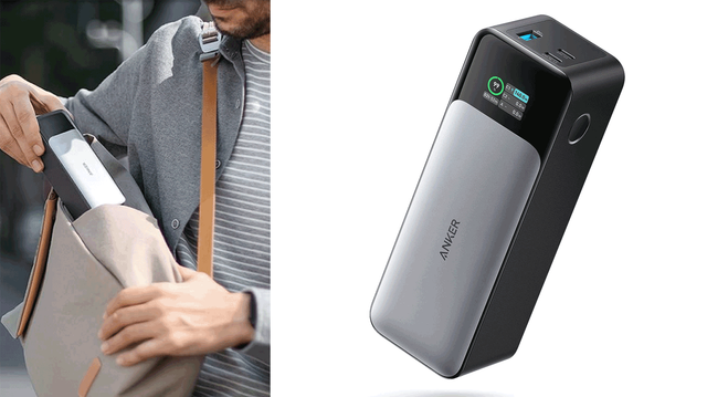 iPhone 14なら5回以上充電できる。Ankerの大容量モバイルバッテリーで