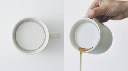 蓋があっても飲み口は360度どこからでもOK。しかも冷めにくい