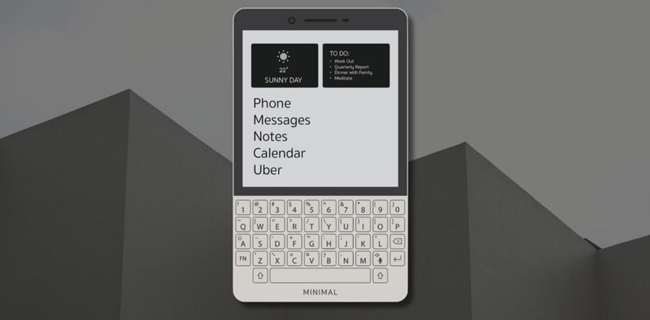 物理キーボードと白黒Eインク画面。ミニマリスト好みのシンプルスマホ