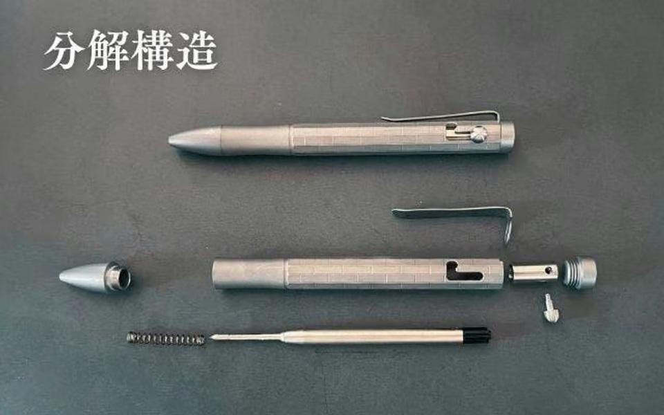 チタン製ボールペンをその手に。強さと軽さを両立した「BOLTA