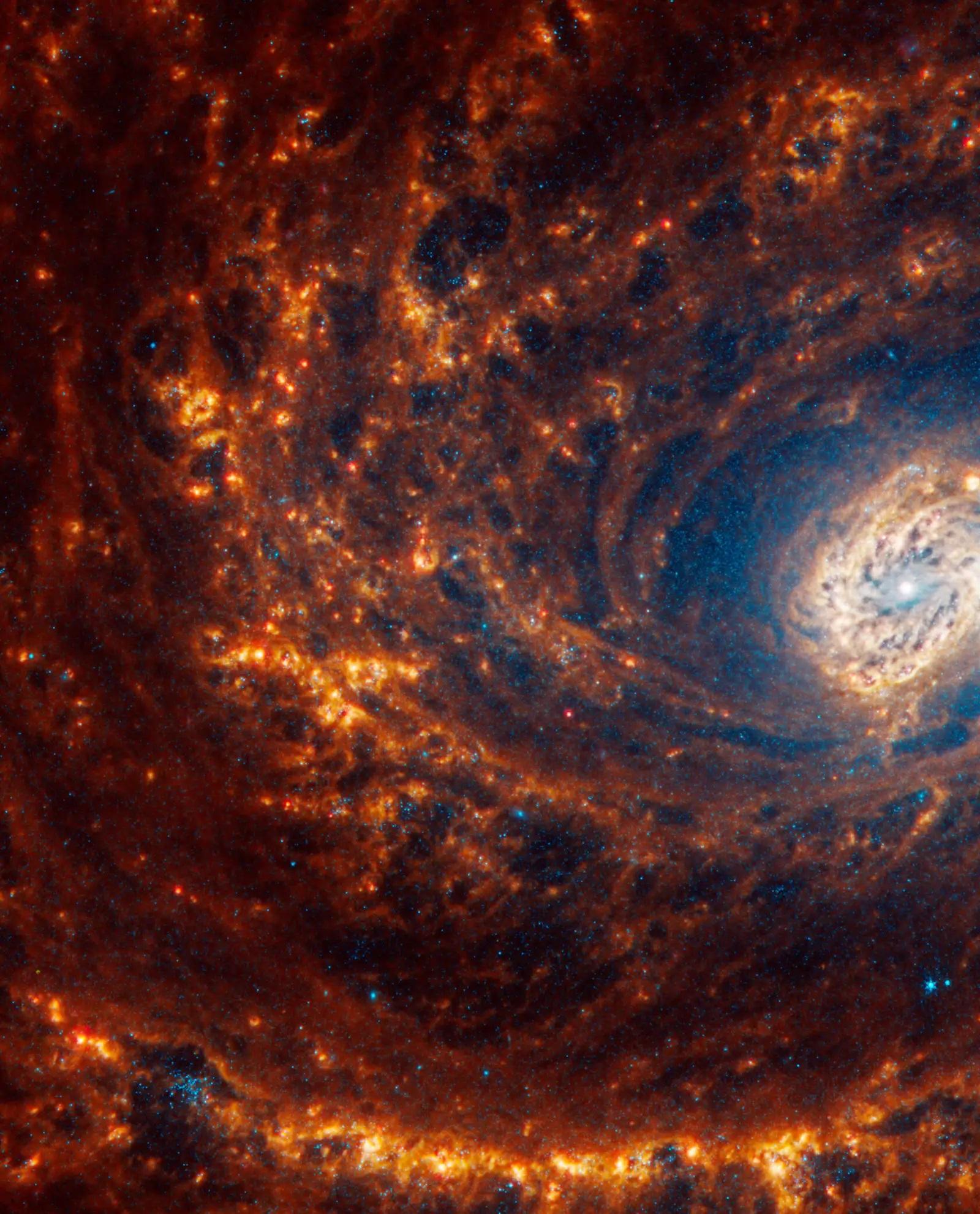 憧れの 息を呑む美しさ。ウェッブ宇宙望遠鏡が捉えた渦巻銀河の神秘 絵画