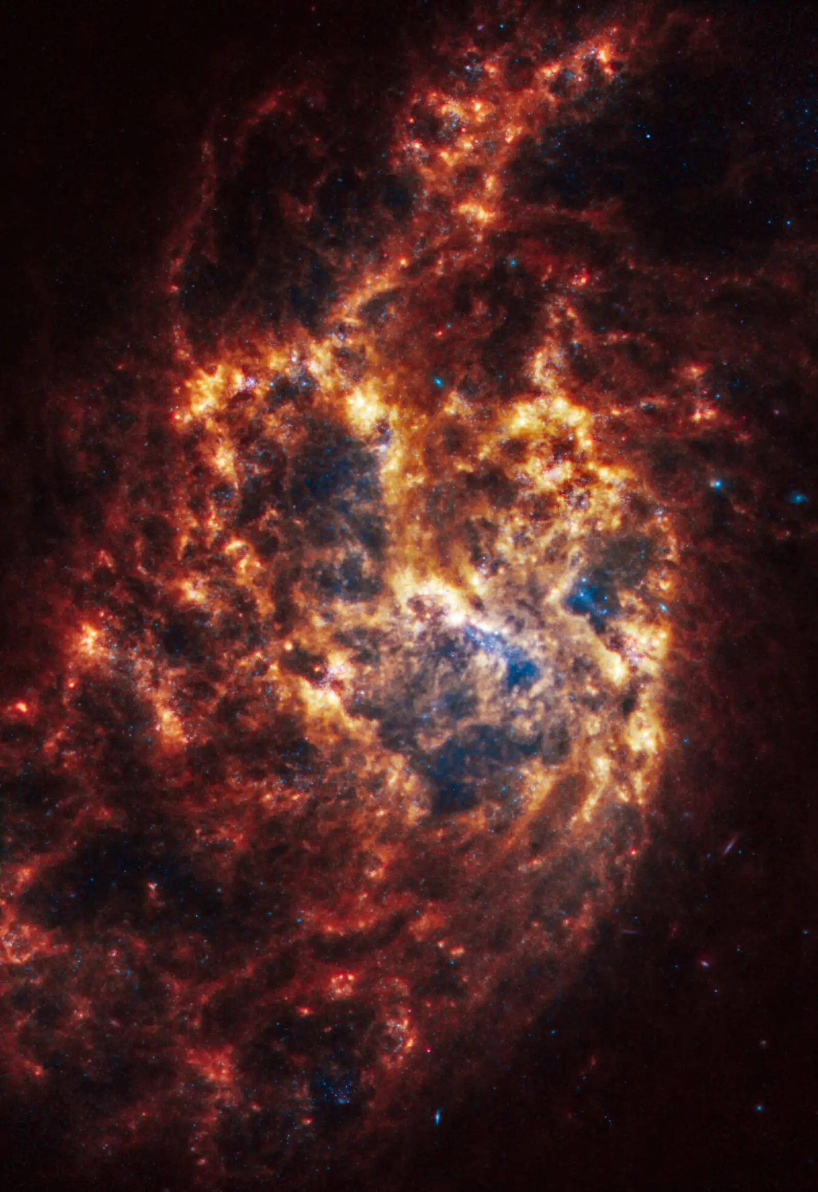 息を呑む美しさ。ウェッブ宇宙望遠鏡が捉えた渦巻銀河の神秘 息を呑む美しさ。ウェッブ宇宙望遠鏡が捉えた渦巻銀河の神秘