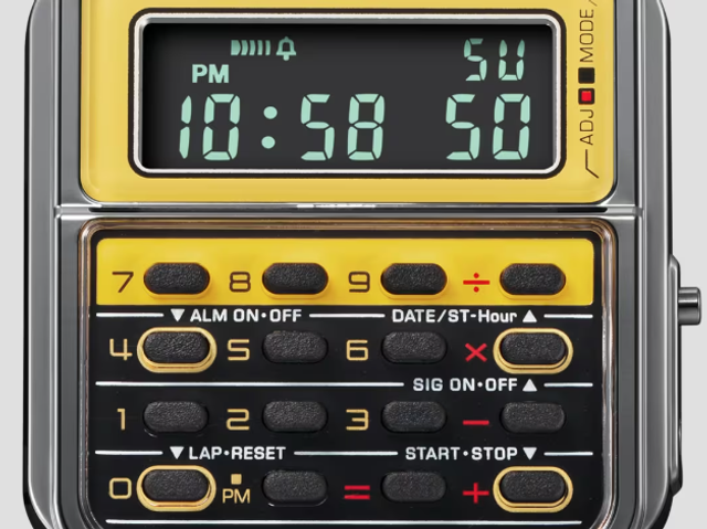 レア【 CASIO memory-8A 計算機 】 カシオ 電卓 昭和レトロ 当時物 