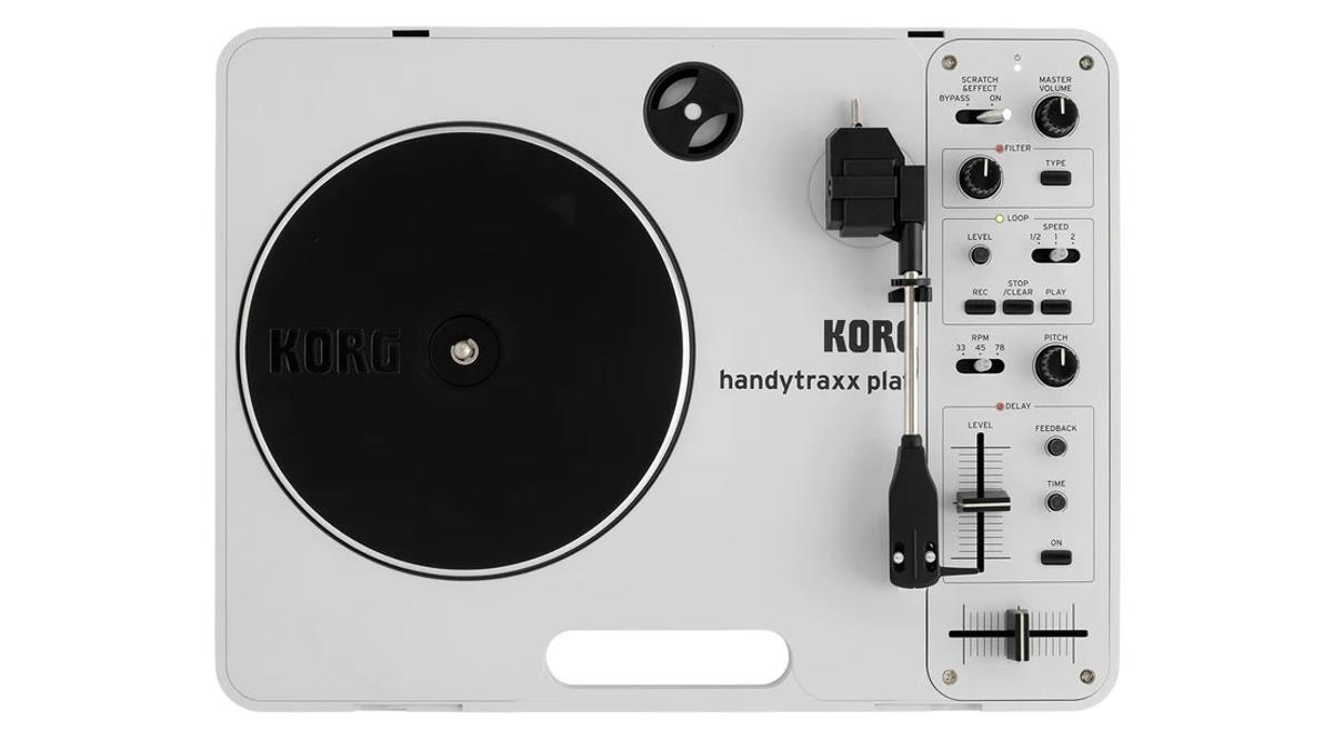 お盆限定値下げ！　KORG handytraxx play ターンテーブル 1台でみんな振り向くDJしようぜ。このモバイルなターンテーブルで