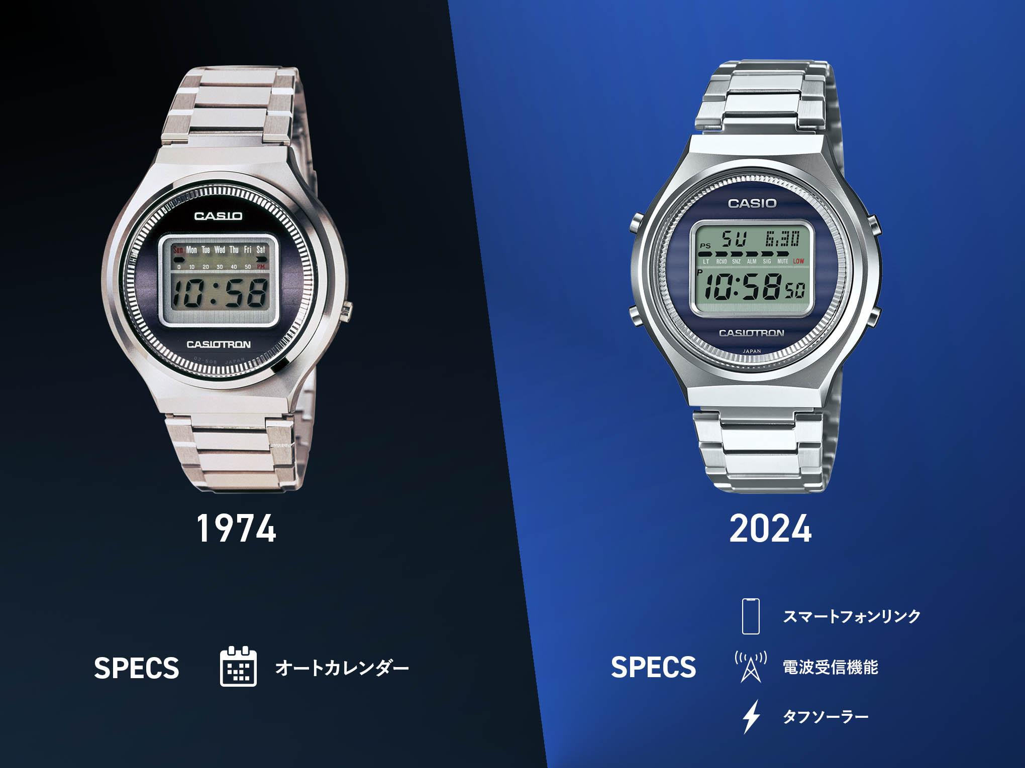 コンピューターの歴史も想起させる。カシオ初の腕時計が復刻 コンピューターの歴史も想起させる。カシオ初の腕時計が復刻