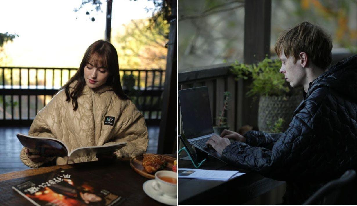 アウトドアから光熱費節約にも！ 先進素材で薄くても温かく、しっかり