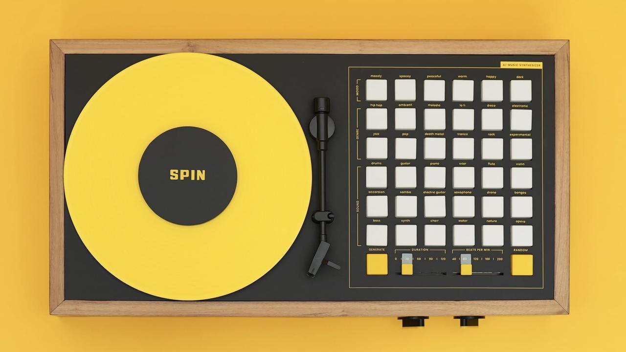 パッド押すだけ。AIで作曲できる新しいデジアナ楽器｢SPIN｣