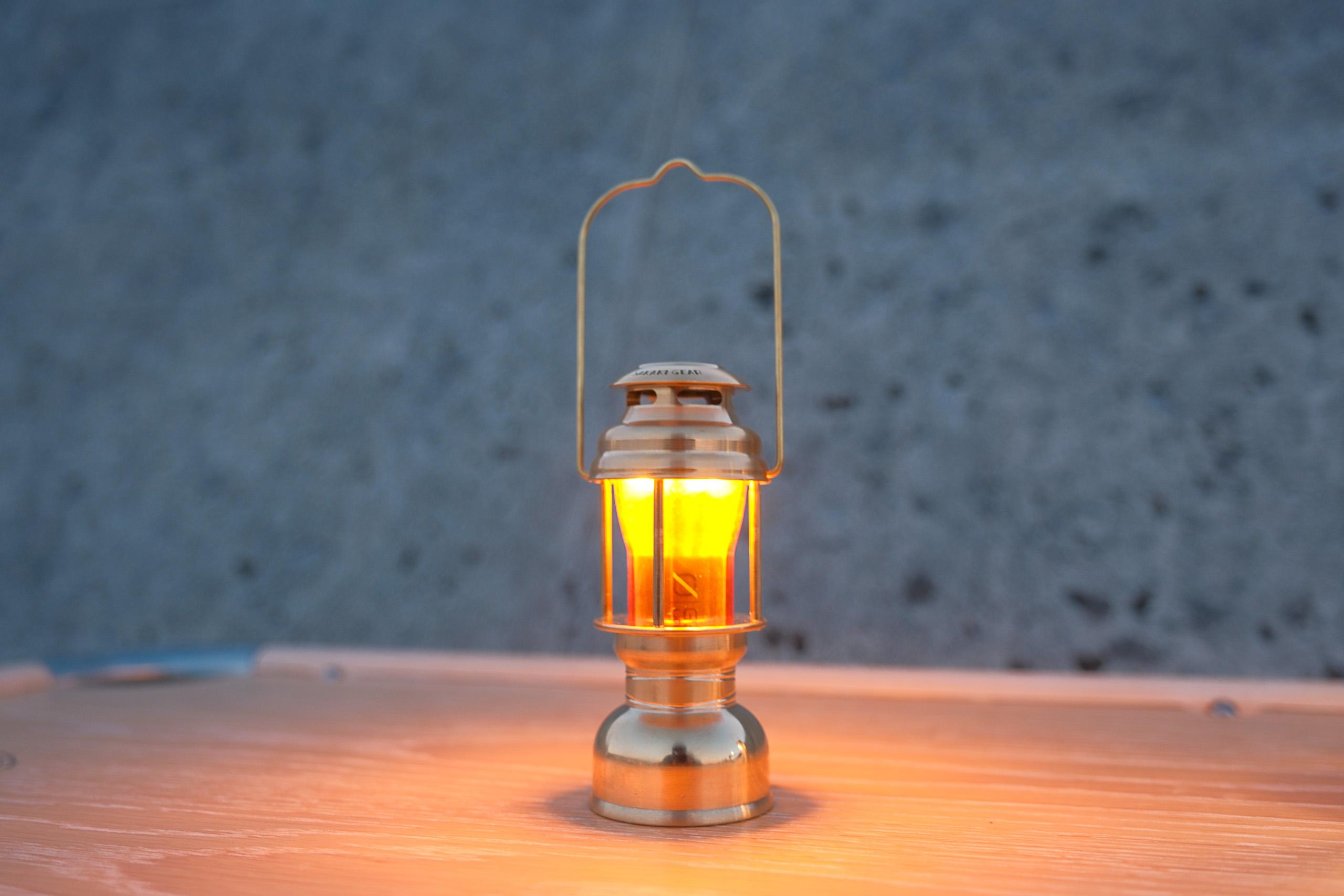 名もなきランタン暁 (真鍮)日本限定ベージュカラーゴールゼロ付 名もなきランタン 暁』 真鍮コーティング(ゴールゼロ装着済み