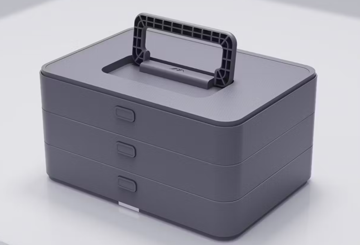 まるでおせちみたい！ 三段重のスタイリッシュな工具セット「JIMIBOX
