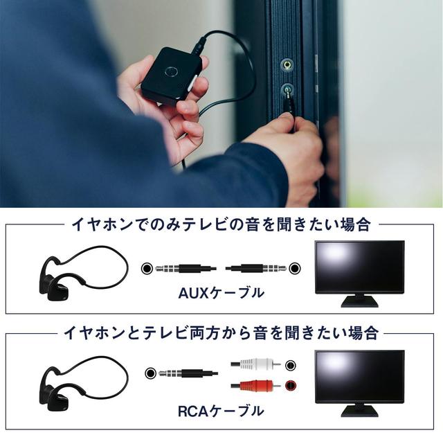 リスモア　集音器付骨伝導ワイヤレスイヤホン ブラック Amazon.co.jp: リスモア 集音器 骨伝導 イヤホン Bluetooth 集音