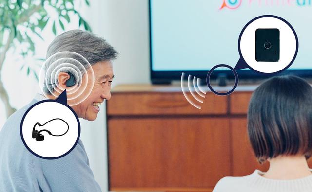 リスモア　集音器付骨伝導ワイヤレスイヤホン ブラック Amazon.co.jp: リスモア 集音器 骨伝導 イヤホン Bluetooth 集音