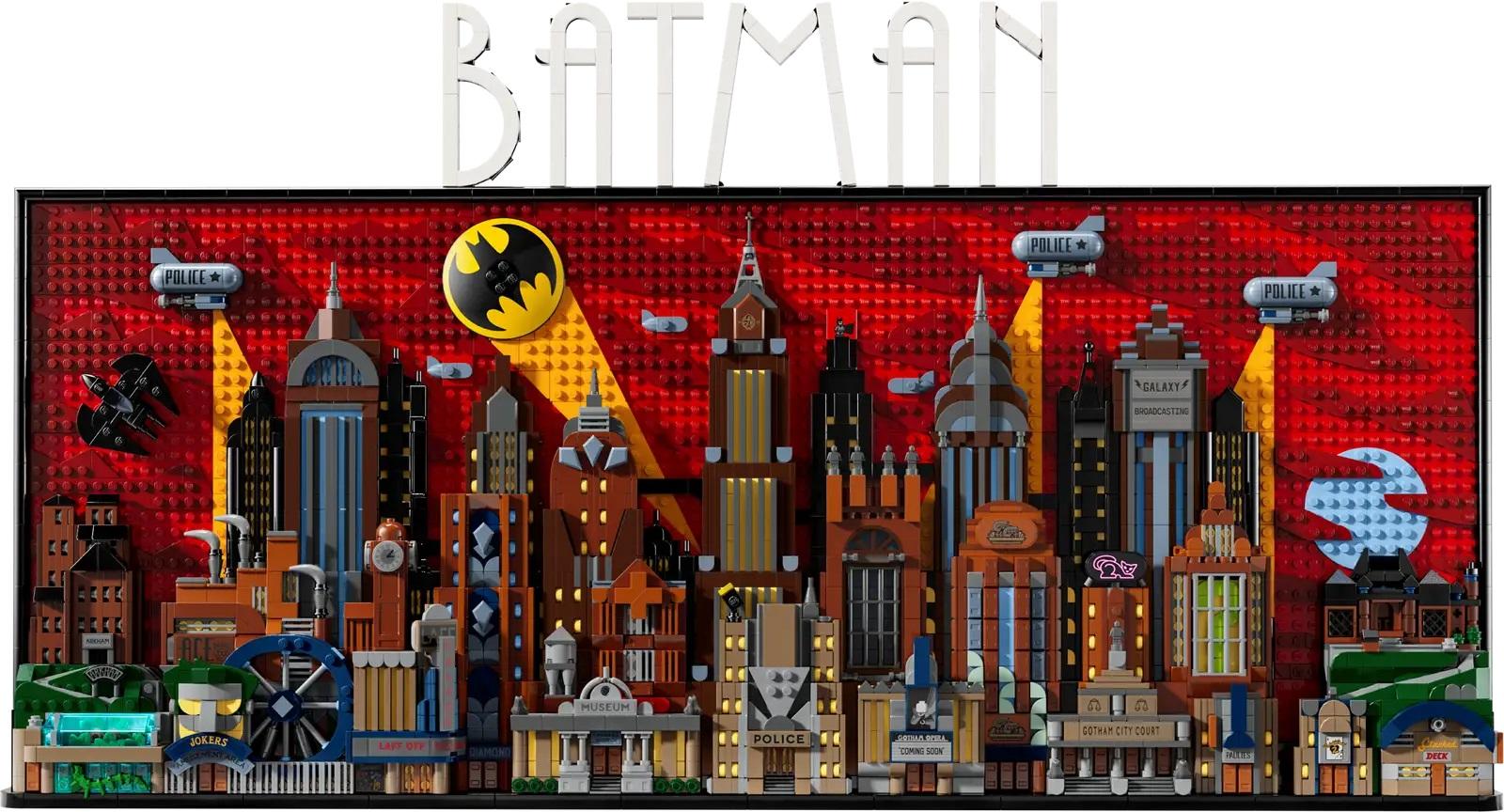 祝バットマン85周年。レゴがアニメ版ゴッサム・シティのセットを発表 