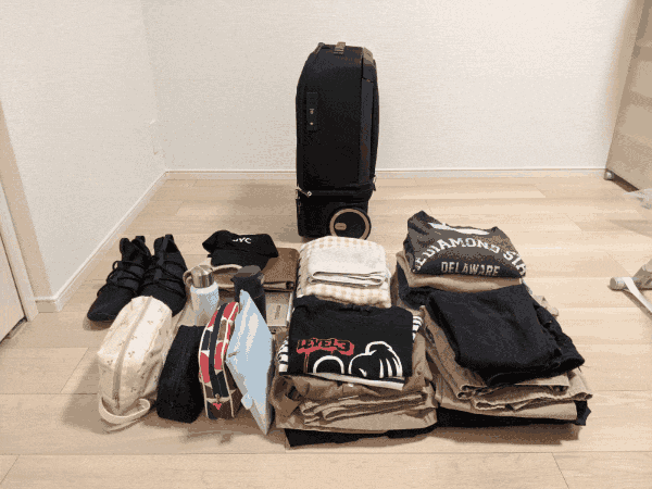 旅行のおみやげもたっぷり収納OK！ 40Lから60Lまで拡張できる多機能