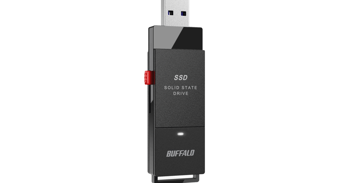 買いどき来ました。そのまま挿せるバッファローの1TBスティックSSDが