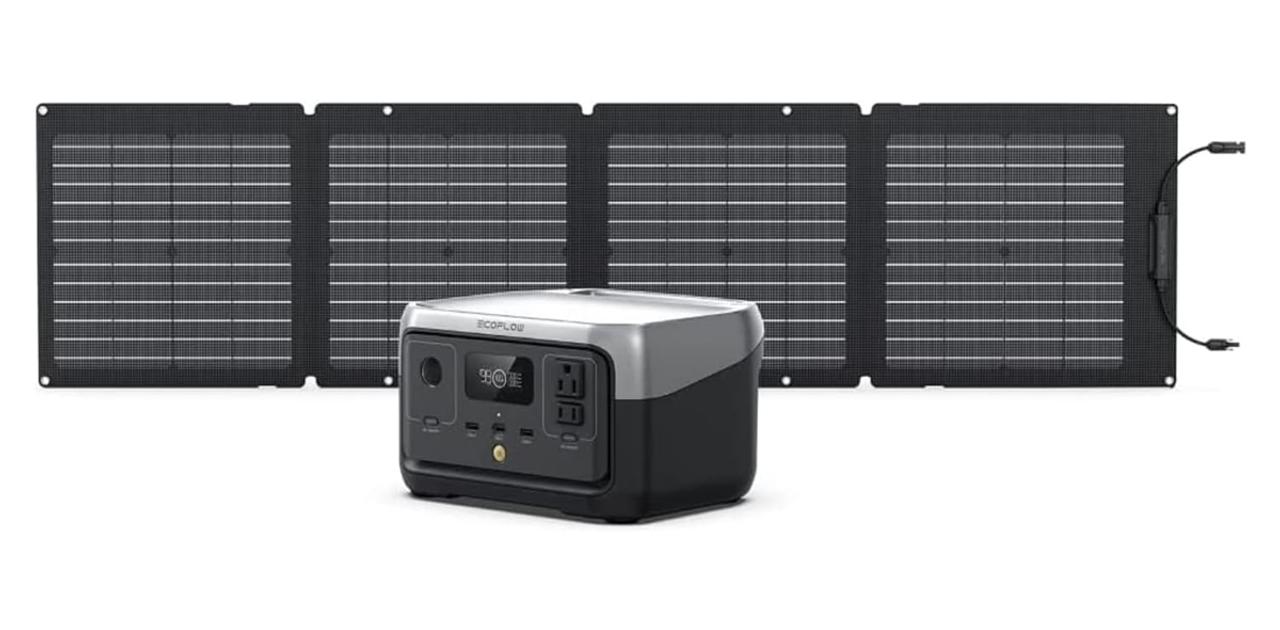 キャンプ場でリモートワークしちゃう？ EcoFlowのソーラーパネル付き 