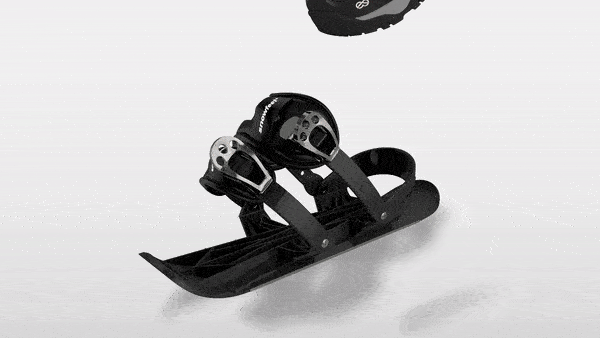 これでリフトも怖くない！ 雪山の新感覚スポーツ「Snowfeet Pro