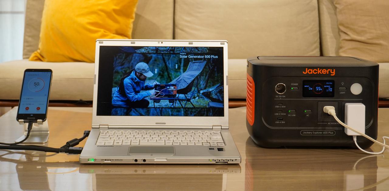 Jackery ポータブル電源 Explorer 600 Plus 800W（Jackery ポータブル 