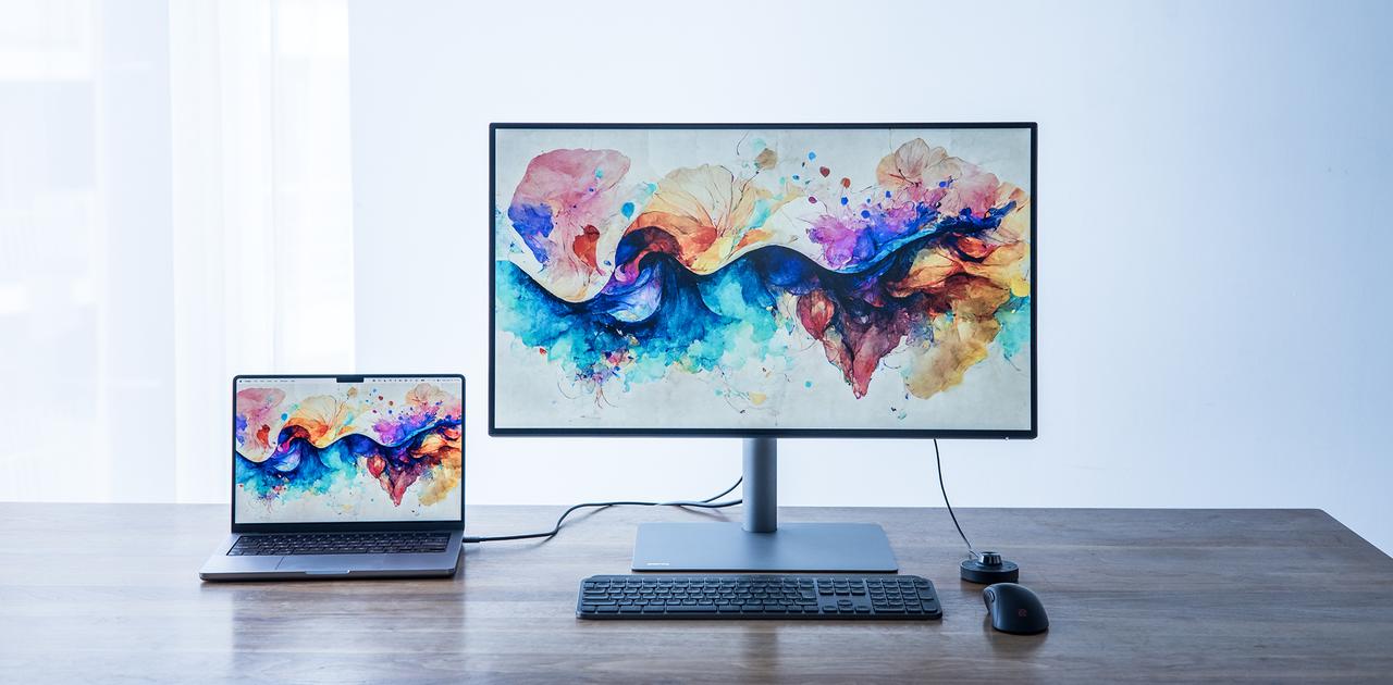 Macとの親和性も高い、クリエイター向けハイスペックディスプレイ 