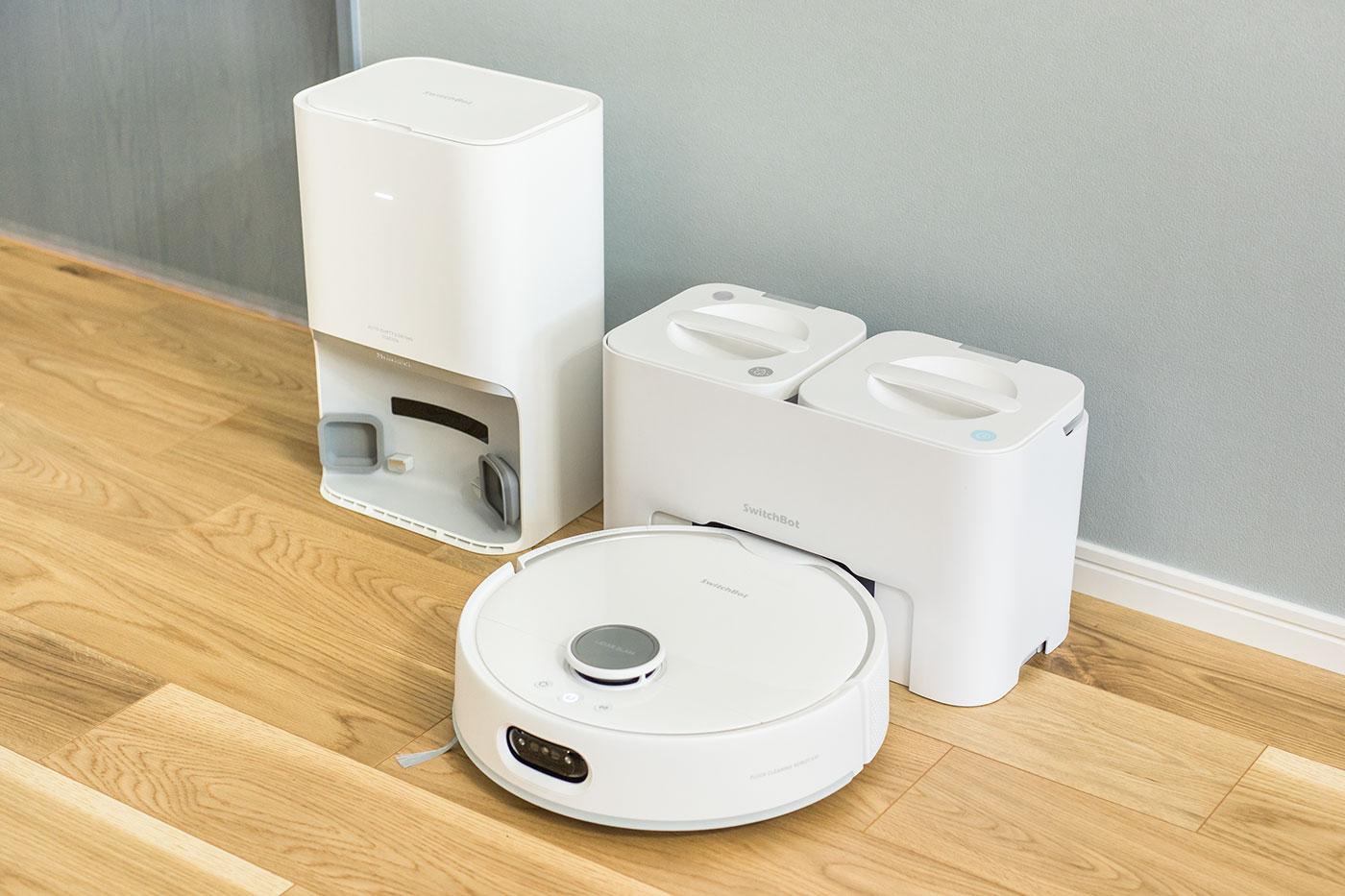 完全自動ロボット掃除機は水交換まで不要に。「SwitchBot S10」で未来
