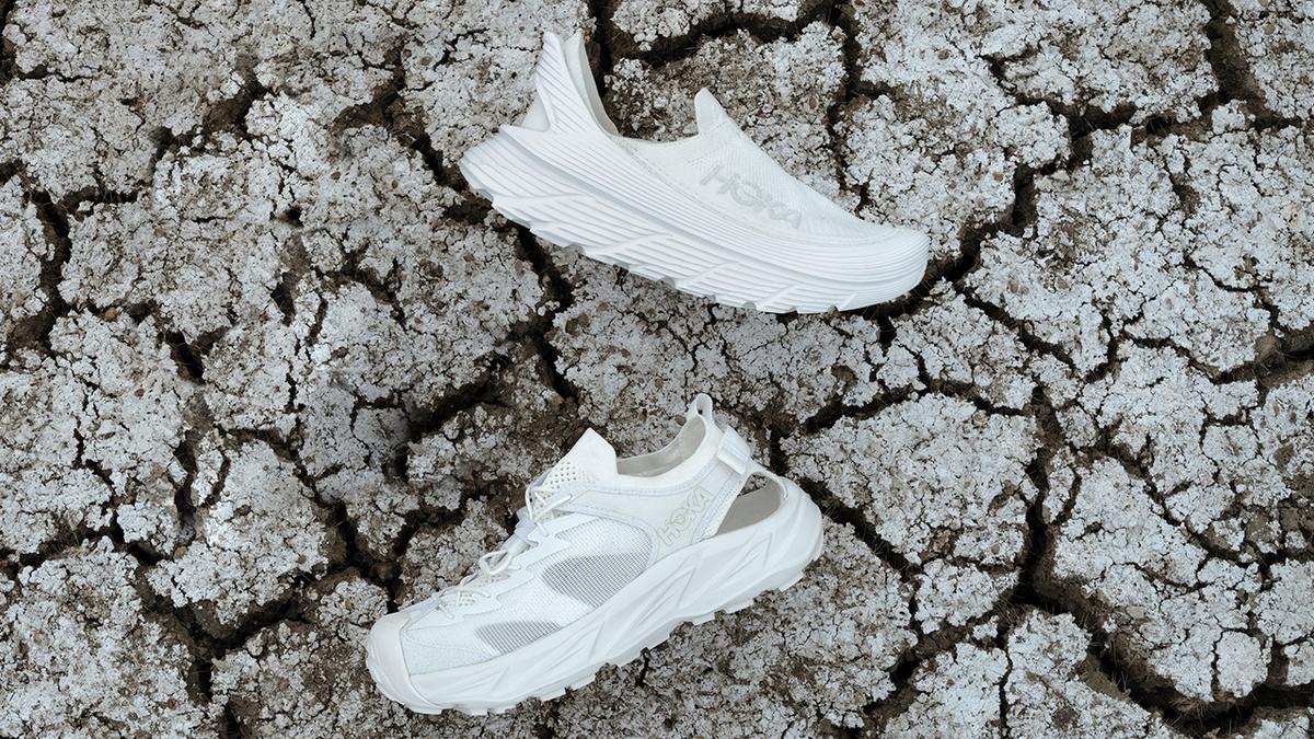 この純白さ、夏の足元に最適だ。HOKAで人気の2モデルに新色登場 