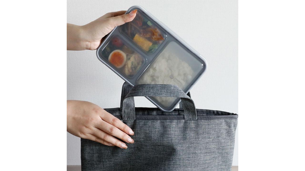 この弁当箱…立てても汁漏れしにくい＆薄型で、持ち運びに便利すぎ！
