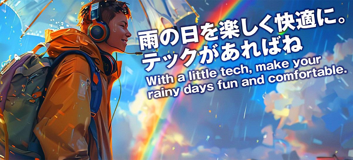 宙に浮いてる風スマート泥除け。雨の日の背中を守る、頼れる 宙に浮いてる風スマート泥除け。雨の日の背中を守る、頼れる