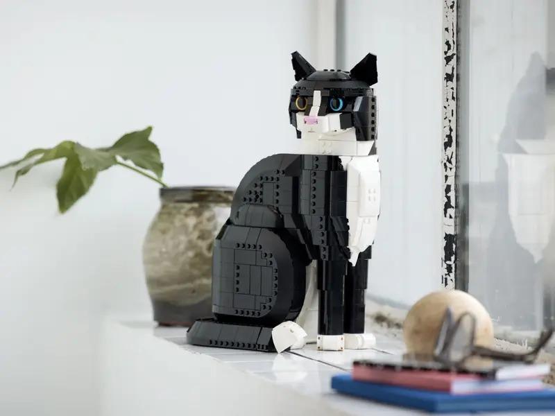 レノックス 猫 携帯を操作する猫 箱なし