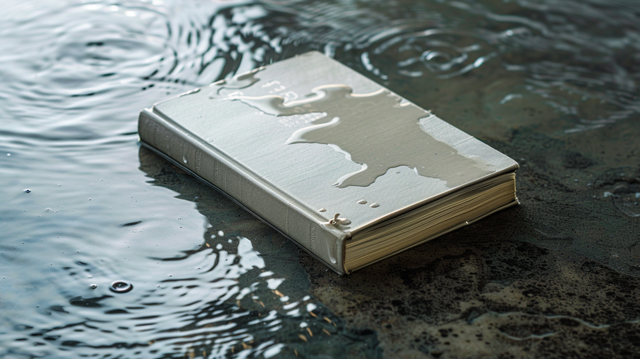 中が濡れた本 濡れてシワシワになった本を元通りにする、プロのスゴ技｜TBSテレビ