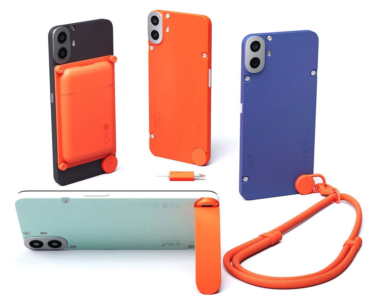 CMF Phone1 交換プレート付き SIMフリー バックパネルなどを自由に交換