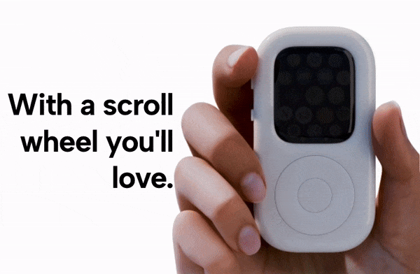 Apple WatchをiPod化するケース。ホイールくるくるはエモいでしょう
