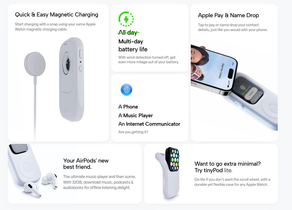 Apple WatchをiPod化するケース。ホイールくるくるはエモいでしょう