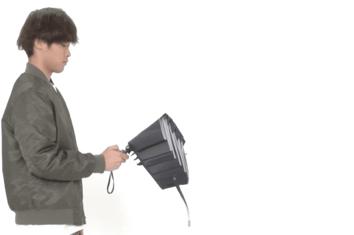 【新品未使用】nurenu-Q 雨も風も日差しにも強い 晴雨兼用 折りたたみ 傘の面倒0に挑戦】3秒で収納！ 雨も風も日差しにも強い 晴雨兼用