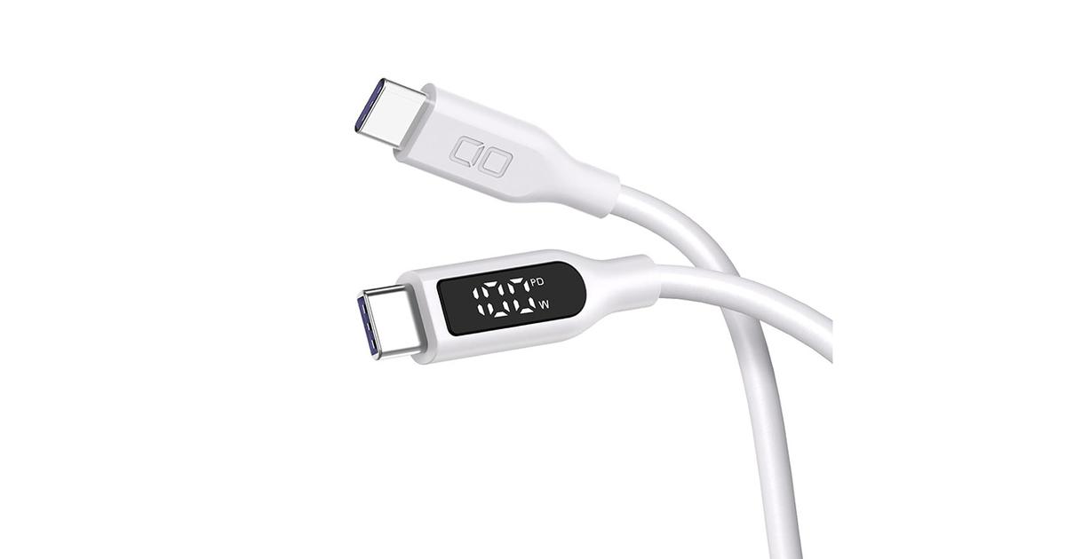 充電速度が見えてワクワクする。タフさも抜群のCIOのType-Cケーブル