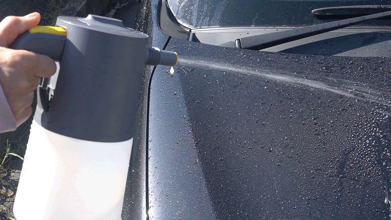 モコモコ泡で愛車に優しい洗車はいかが？ 手軽に使える