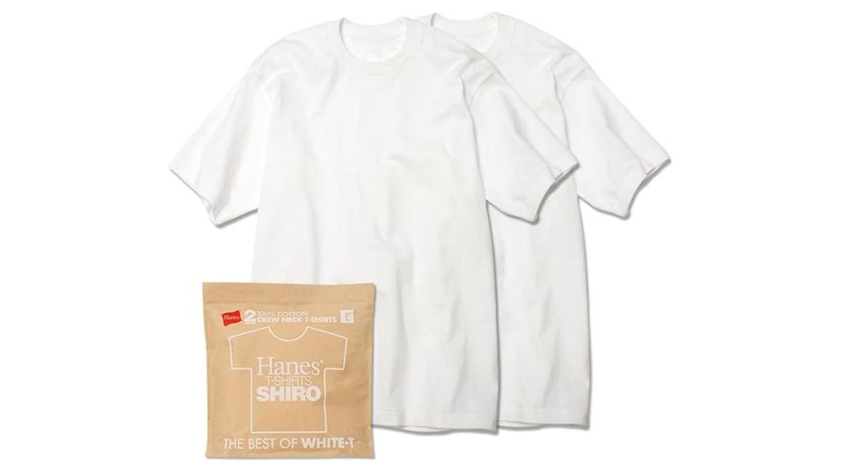 秋からはインナー使いして。ヘインズのパックTシャツ｢SHIRO｣をお