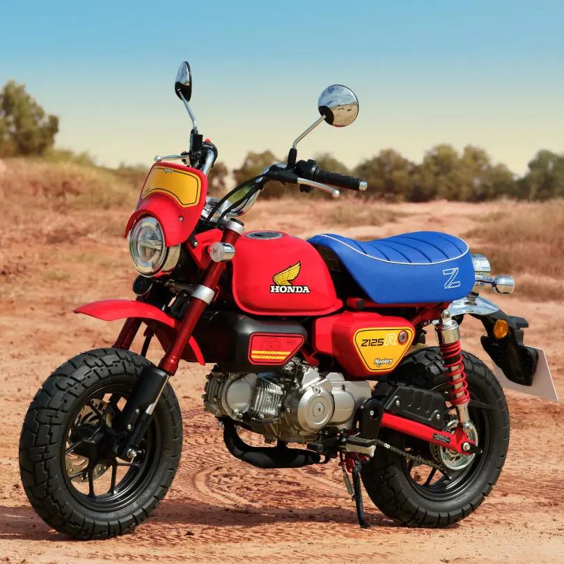 HONDA Monkey ジェットヘルメット アイボリー/レッド Honda Monkey ヘルメット アイボリー×レッド