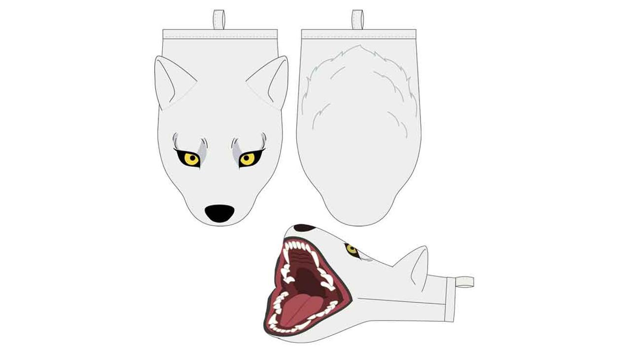 オオカミの口で鍋をつかむ…WOWOWが｢やべぇミトン｣を売っているのだが