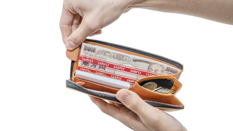 長財布だけど小さめで持ちやすい。本革製「WRロングウォレットS」の