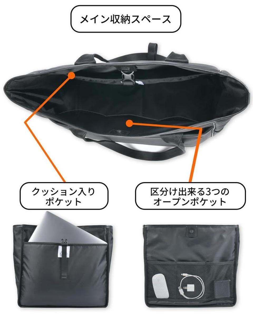 毎日使える！色褪せ知らずの耐久トートバッグはコーティングに秘密あり