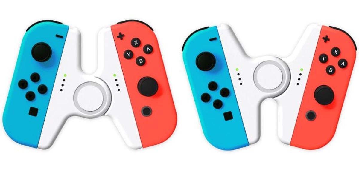 自然に持てる。SwitchのJoy-Conをハの字にするホルダー | ギズモード 